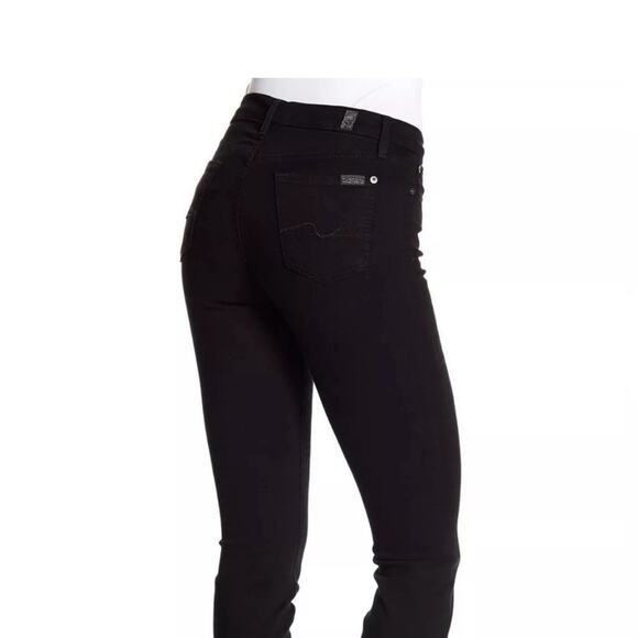 7 for all mankind kimmie crop contour waist skinny size 26 - Picture 3 of 16
